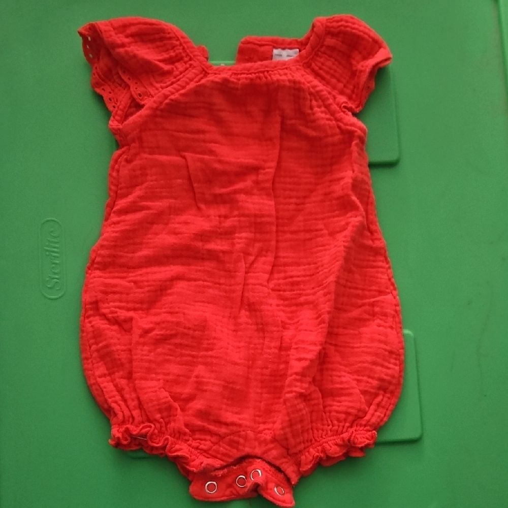 Carter's Red Kids One Piece Bodysuit